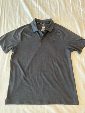 Hurley Men’s Polo Shirt — Charcoal Gray